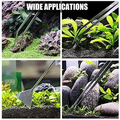 Utoolmart Aquarium Tank Aquatic Plant Tools Stainless Steel Substrate  Spatula Sand Algae Scraper Fish Tank Accessories for Aquascaping Cleaning -  Yahoo Shopping