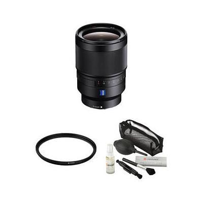 Sony Distagon T* FE 35mm f/1.4 ZA Lens with UV Filter Kit