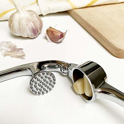 Pressed Garlic Chopper, Stainless Steel 304 Garlic Masher, Minced