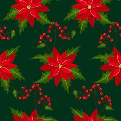 Poinsettia Flowers On Green Clearance Cotton Fabric Holiday Christmas Cotton  Fabric 100% Fat Quarter Half Yard One - Yahoo Shopping