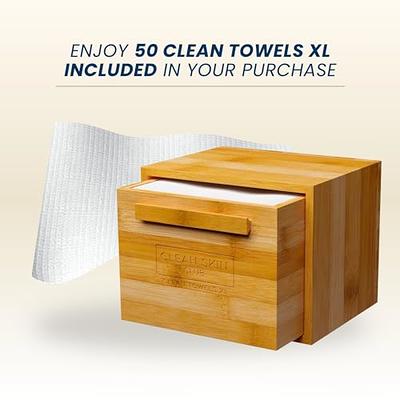 Clean Skin Club Bamboo Clean Towels XL, Award Winning Disposable Face
