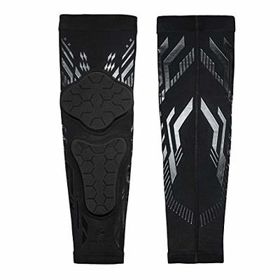 Kuangmi 1 Pair Knee Support Basketball Leg Sleeve Protector Sports