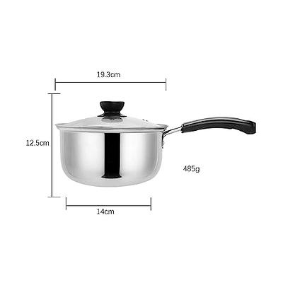 Saucepan Stainless Steel Sauce Pan Milk Pan, Soup Pot for