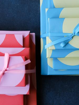 Hot Pink Dots Patterned Tissue Paper