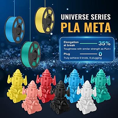 SUNLU 3D Printer Filament PLA 1.75mm, Neatly Wound PLA Meta Filament,  Toughness, Highly Fluid, Fast Printing for 3D Printer, Dimensional Accuracy  +/