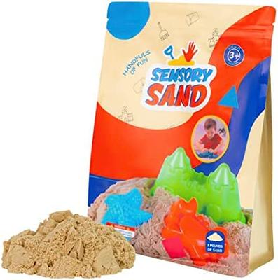 Kinetic Sand, 11lbs of All-Natural Brown Bulk Play Sand, Sandbox Sensory  Toys for Kids