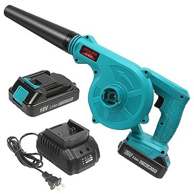 Leaf Blower Cordless with Battery and Charger, Battery Powered Electric  Leaf Blower, 2-in-1 Portable Mini Leaf Blower &Vacuum for Lawn Care,  Dust/Snow