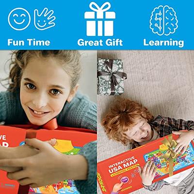  100 Piece Puzzles for Kids Ages 4-6 – 3 Pack Floor Puzzles for  Kids 8-10 Year Old by QUOKKA – Learning Games World Map & Space 5-7 –  United States Educational Puzzles for Toddlers 3-5 : Toys & Games