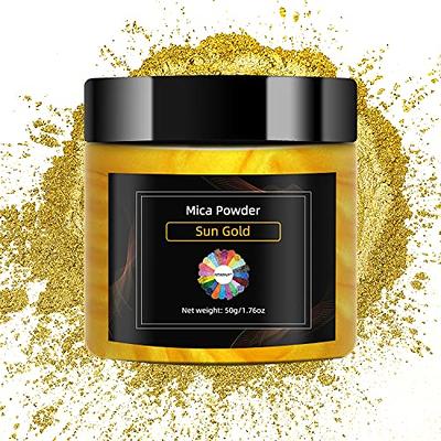 NTWJNJY Sun Gold Mica Powder, Natural Shimmer Mica Powder for Epoxy Resin/ Candle/Soap/Lip Gloss/Slime/Bath Bombs/Quicksand.Car Paint pigments.Candle  Dye,Soap Making Dye,Resin dye.(50g/1.7oz) - Yahoo Shopping