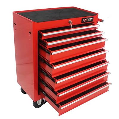 CRAFTSMAN Tool Box, Lockable, 13 in., Red/Black (CMST13004)