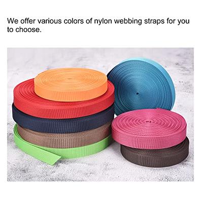 1/2 Inch Flat Nylon Webbing - Colors