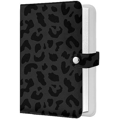 GABraden Cute Photo Album 4x6 Photos - 50 Photos Small Mini Capacity  Leather Cover Photo Book for Photo Album for Family Wedding（Black Leopard  Cheetah） - Yahoo Shopping