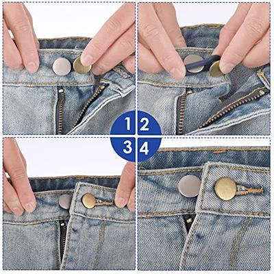 12 Pcs Button Extenders for Jeans, Waist Extender for Jeans, Button  Extender