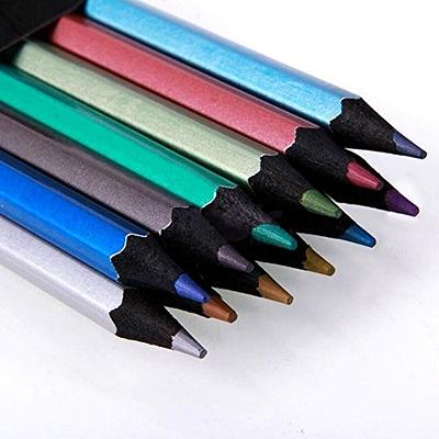 Showvigor Wooden Colored Pencils for Kids, 10 Pcs Rainbow Pencils?4 in 1  Color Pencil Set with Assorted Colors for Drawing, Coloring, Sketching  Pencils for Drawing Stationery as Gift 