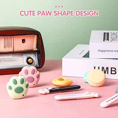 Lovely Cat Paw Utility Knife Cute Retractable Box Cutters Sharp