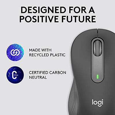 Logitech Signature M650 L Left Wireless Mouse - for Large Sized Left Hands,  2-Year Battery, Silent Clicks, Customizable Side Buttons, Bluetooth