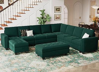 Belffin Velvet Modular Sectional Sofa