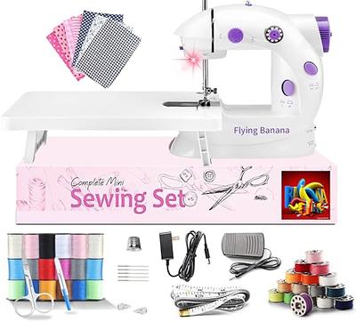 CURMIO Sewing Machine Carrying Case for Most Standard Sewing Machine,  Portable Travel Tote Bag with Compartments and Pockets for Sewing Supplies