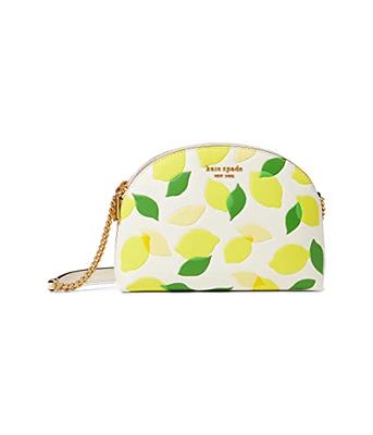 kate spade new york Morgan Flower Bed Embossed Saffiano Leather Double Zip  Dome Crossbody - Macy's
