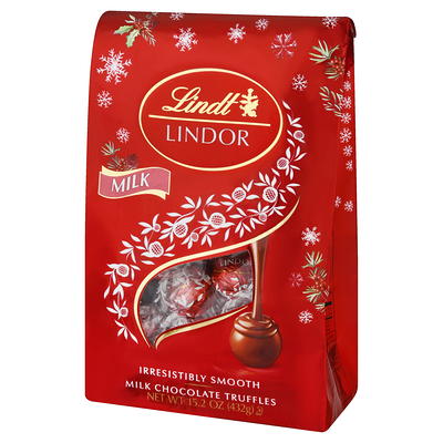 Lindt Lindor Milk Assorted Chocolate Candy Truffles - 15.2 Oz. : Target