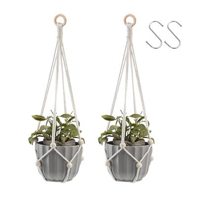 Swivel Plant Hanger for Hanging Plant, Plant Hanging Holder,Heavy Duty  Black Iron Plant Hanger Brackets for Hanging Planters and Flowers Baskets