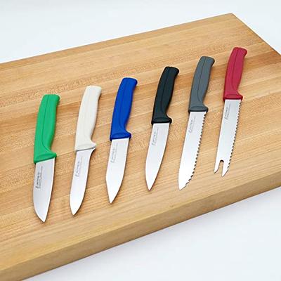 9-Inch Kitchen Knife Professional Chef Knife Stainless Steel Vegetable Knife Safe Non-Stick Coating Blade with Anti-Slip Wooden Handle