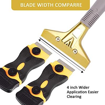 Cleaning Scraper Windows, Glass and Stove Top Cleaner,paint Scraper,  Scraper Tool Cleaning Razor, Stripping Tool. Plastic & Metal Razors 