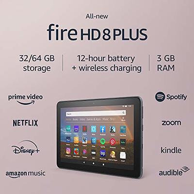 Certified Refurbished Fire HD 8 tablet, 8 HD display, 32 GB, (2020  release), designed for portable entertainment, Black