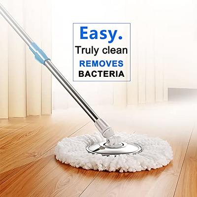 Spin Mop and Bucket System with 3 Mop Head Refills Included