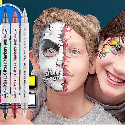  Temporary Tattoo Markers for Skin, Skin-Safe Dual-End