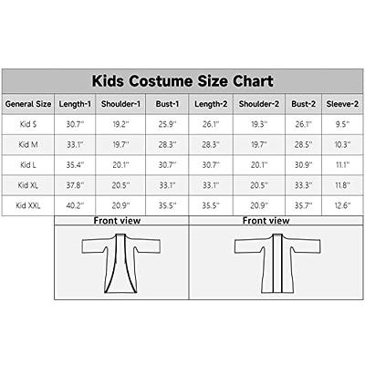 VZQI Halloween Cosplay Costumes Kamado Kids Anime Kimono Halloween