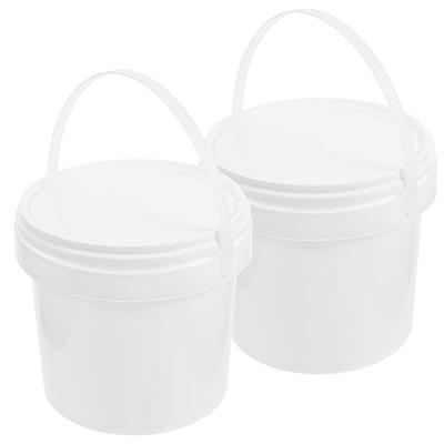 Mifoci Plastic Bucket Cleaning 5 Quart Square Bucket Red Green Yellow White  Utility Small Bucket with Handle for House Cleaning Storage Livestock  Feeding Car Washing - Yahoo Shopping