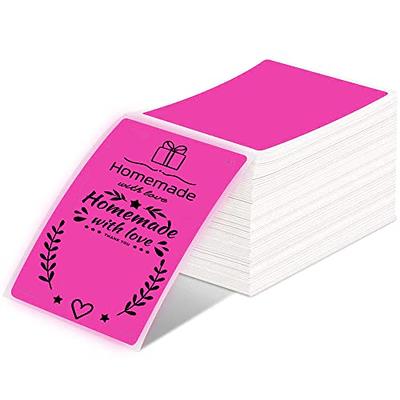 Phomemo 4x6 Thermal Label Printer Paper - 500 PCS Rose Red 4x6