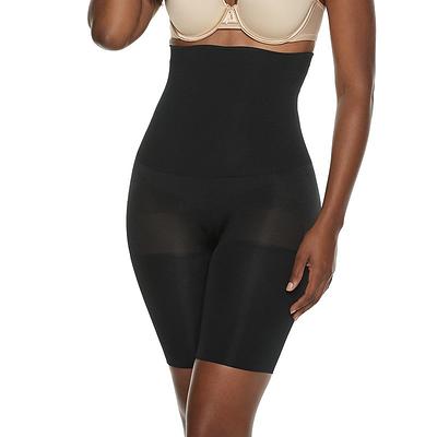 Women's RED HOT by SPANX Flat Out Flawless High-Waist Mid-Thigh Body Shaper  FS4015, Size: XL, Black - Yahoo Shopping