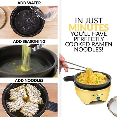 Nostalgia MSK5YW MyMini Personal Electric Skillet & Rapid Noodle Maker,  Yellow - Yahoo Shopping