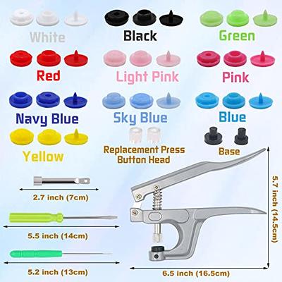 EuTengHao Plastic Snap Buttons No-Sew Snap Fasteners T5 Snaps Tool Kit with Snaps  Pliers Glossy Round Resin Buttons Fasteners for Clothing Sewing,Rain Coat ,Bibs,Diaper,Bibs,Clothes(10 Colors,200Sets) - Yahoo Shopping