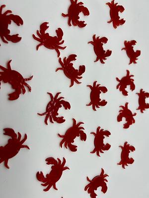 Coe 90 Precut Crabs On 3mm Red Opal Fusible Art Glass 3 Pack