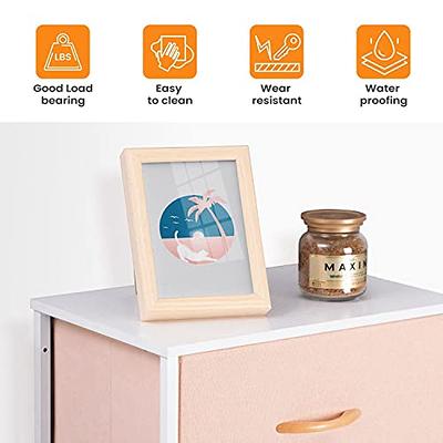 Mdesign Tall Drawer Organizer Storage Tower With 5 Drawers, Light Pink/rose  Gold : Target