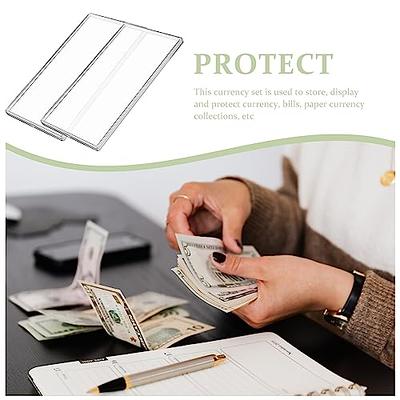 MAGICLULU Coin Sleeves 10pcs Clear Paper Money Holder Plastic Dollar Bill  Sleeves Currency Collection Sleeves Regular Bills Money Banknotes and Stamp  Collecting Supplies Currency Sleeves - Yahoo Shopping