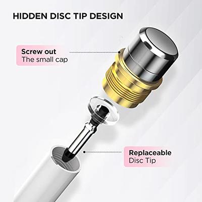 Disc Tip Capacitive Stylus Pen Compatible with Apple iPad/Samsung/Tablet/All  Touch Screens 