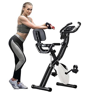 Merax Folding 3 in 1 Adjustable Exercise Bike with Resistance