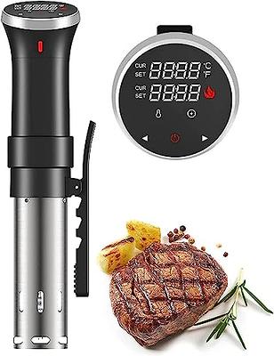 Sous Vide Machine, Sous Vide Cooker 1100W, Immersion Circulator Cooker,  Stainless Steel with Touch Control, Accurate Temperature, Time Control and