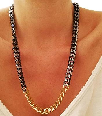 Thin Miami Cuban Chain 26 Inches by PAVOI