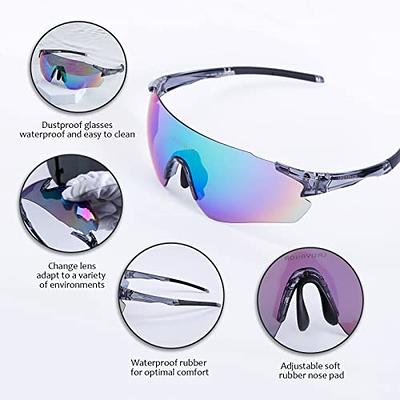 Duduma Sports Polarized Sunglasses for Men Women Baseball Cycling Golf  Fishing S