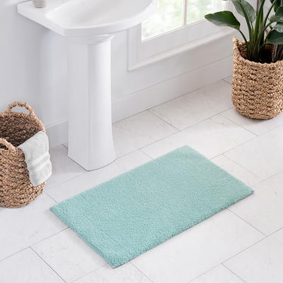 2 Pieces Modern Non-Slip Soft Bath Mat Set Abstract Bathroom Rugs 16 x 24  & 20 x 32