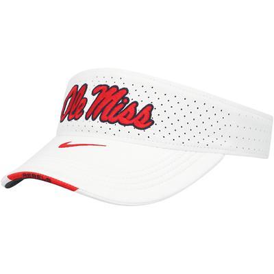 Men's Nike White Ole Miss Rebels 2023 Sideline Performance Adjustable Visor  - Yahoo Shopping