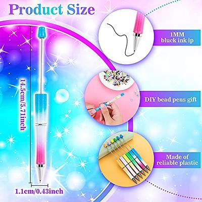 BEAD ROLLERBALL PEN Plastic DIY Pens Beaded Pens Student Office