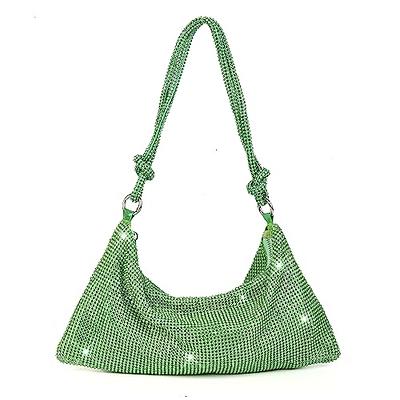 YIKOEE Rhinestone Clutch Purses for Women Bling Evening Bag (Silver):  Handbags: Amazon.com