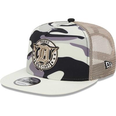 New Era Natural Chicago White Sox Retro Beachin' Patch A-Frame Trucker 9FIFTY Snapback Hat