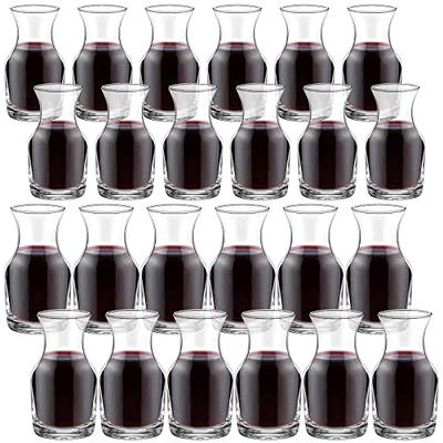 Single Serving Wine Carafe Glass Mini Carafe Individual Wine Decanter Small  Carafe for Wine Dinner Parties Tastings Bars Restaurants, 6.5 Oz, 7.7 Oz  (24 Pack) - Yahoo Shopping